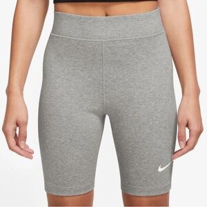 Nike classic Gray bike Shorts small gym wear HR 8”